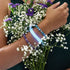 Porcelaine violette | Céramique Lumos | Bracelet Vitalité Macramé